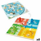 Parchís-Oca Spielbrett Colorbaby 25 x 1 x 25 cm (25 Stücke) (6 Stück)