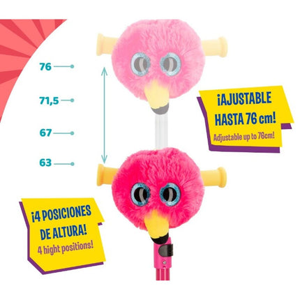 Scooter K3yriders Flamingo Rosa 4 Stück