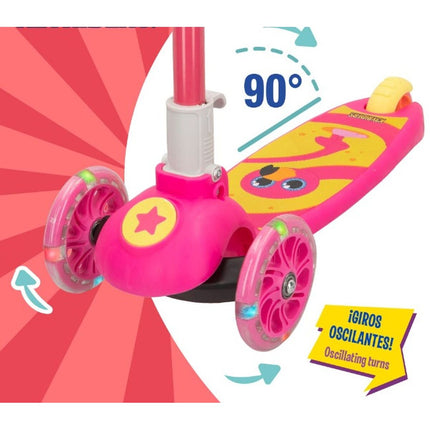 Scooter K3yriders Flamingo Rosa 4 Stück
