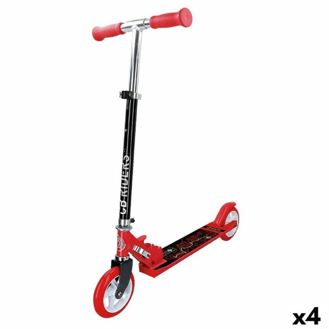 Roller Colorbaby Schwarz Rosa 4 Stück