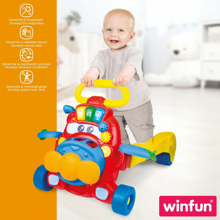 Rutschauto Winfun Licht Sound Flugzeug 37 x 17,5 x 14 cm (2 Stück)