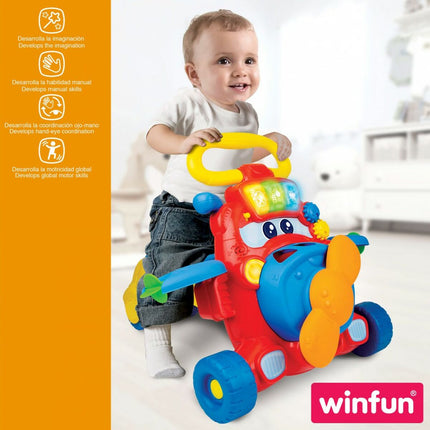 Rutschauto Winfun Licht Sound Flugzeug 37 x 17,5 x 14 cm (2 Stück)