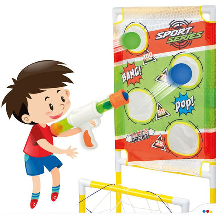 Zielspiel Colorbaby Zielscheibe Fussballtor 48,5 x 113 x 35,5 cm (2 Stück)