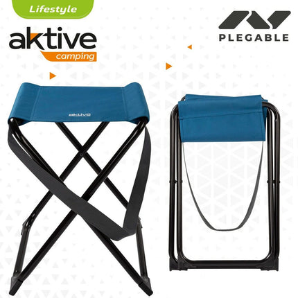 Klapphocker Aktive Blau 32 x 45 x 27 cm (4 Stück)