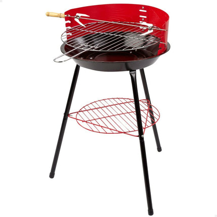 Grill Tragbarer Aktive Rot 37 x 61 x 45 cm Holz Eisen Ø 38 cm