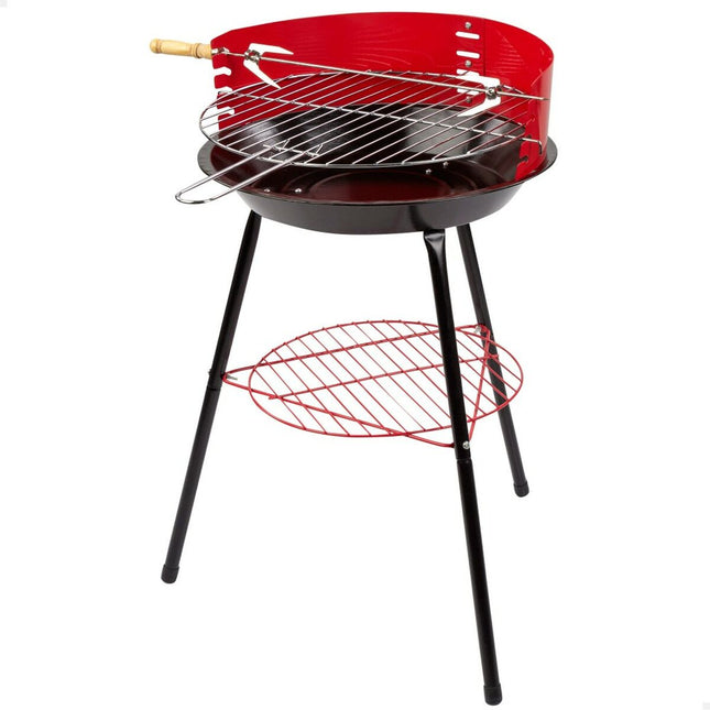 Grill Tragbarer Aktive Rot 37 x 61 x 45 cm Holz Eisen Ø 38 cm