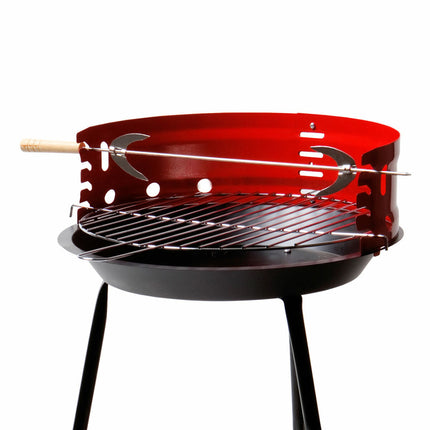 Grill Tragbarer Aktive Rot 37,5 x 70 x 38,5 cm Holz Eisen