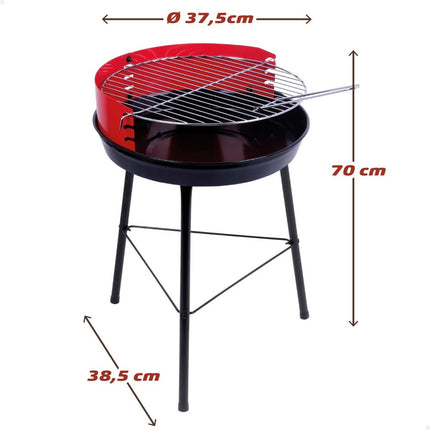 Grill Tragbarer Aktive Rot 37,5 x 70 x 38,5 cm Holz Eisen
