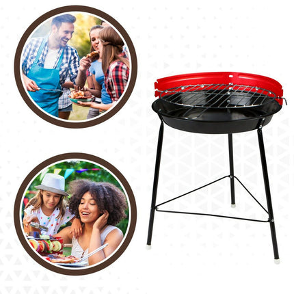 Grill Tragbarer Aktive Rot 37 x 44 x 33 cm Kunststoff Eisen