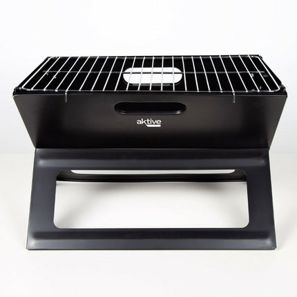 Grill Tragbarer Aktive Schwarz 45 x 30 x 29 cm Stahl Eisen