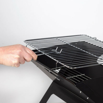 Grill Tragbarer Aktive Schwarz 45 x 30 x 29 cm Stahl Eisen