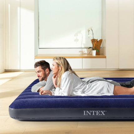 Luftmatratze Intex CLASSIC DOWNY 137 x 25 x 191 cm (3 Stück)