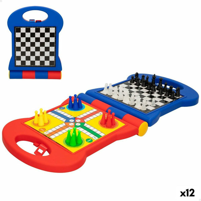 Tischspiel Colorbaby Schach (12 Stück) (105 Stücke)