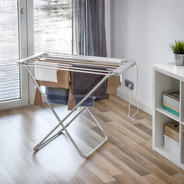 Klappbarer elektrischer Wäscheständer InnovaGoods 6 Stangen