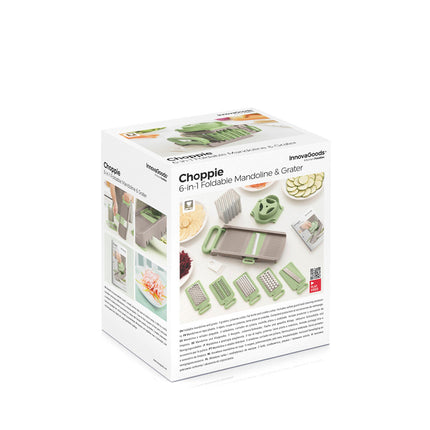 Mandoline-Reibeisen Faltbar 6 in 1 Choppie InnovaGoods