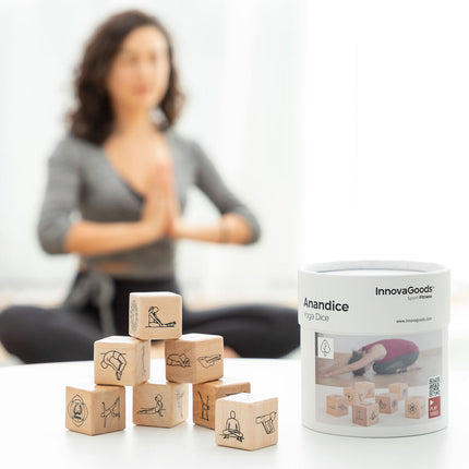 Yoga Würfelspiel Anandice InnovaGoods 7 Stücke