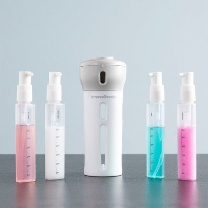 4 in 1 Flüssigkeitsspender für Reisen Fordrops InnovaGoods