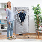 Tragbarer elektrischer Wäschetrockner mit 2 Höhen Hayerport InnovaGoods 1000W