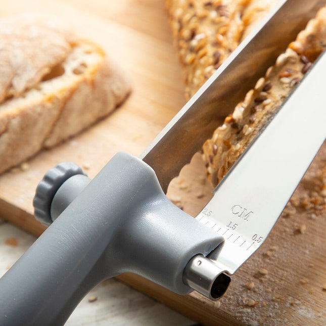 Brotmesser mit Verstellbarer Schneidführung Kutway InnovaGoods