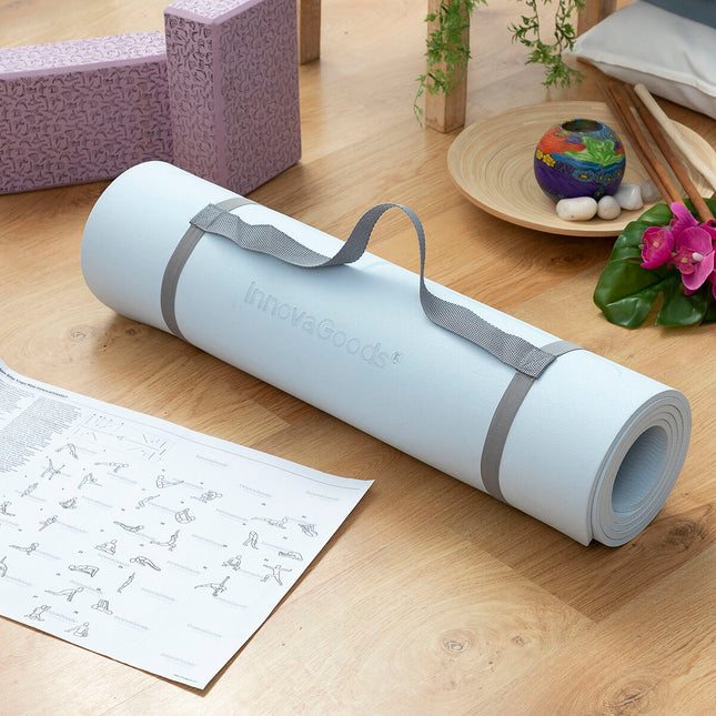 Rutschfeste Yogamatte  mit Positionierungslinien Asamat InnovaGoods