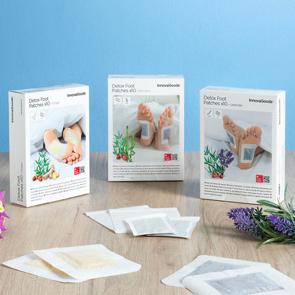 Detox Fußpflaster Ginger InnovaGoods 10 Stück
