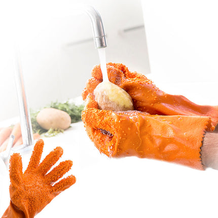 Handschuhe für die Reinigung von Obst und Gemüse Glinis InnovaGoods