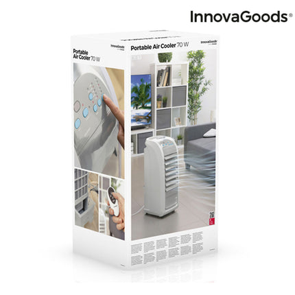 Tragbarer Verdampfungskühler InnovaGoods IG814274 70 W 4,5 L Weiß (Restauriert A)