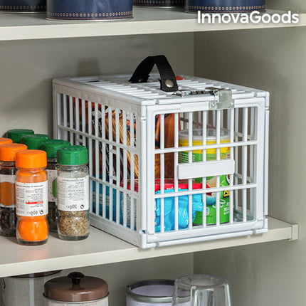 Küchenregalkorb Food Safe InnovaGoods IG813536 Weiß (Restauriert A)