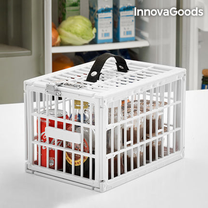 Küchenregalkorb Food Safe InnovaGoods IG813536 Weiß (Restauriert A)
