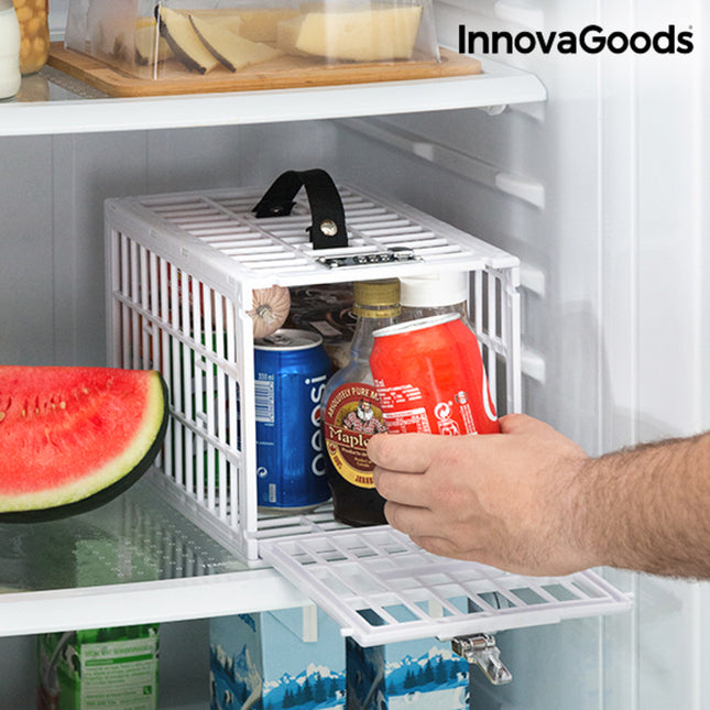 Küchenregalkorb Food Safe InnovaGoods IG813536 Weiß (Restauriert A)