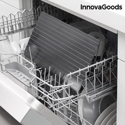 Schnelle Auftauplatte für Nahrungsmittel Qheat InnovaGoods IG117247 Schwarz Antihaftversiegelung (Restauriert A)