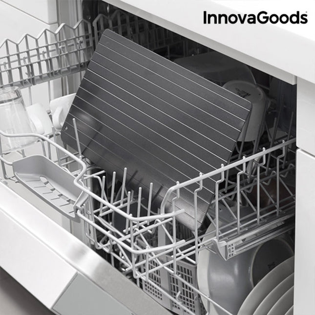 Schnelle Auftauplatte für Nahrungsmittel Qheat InnovaGoods IG117247 Schwarz Antihaftversiegelung (Restauriert A)