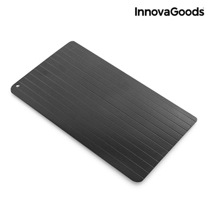 Schnelle Auftauplatte für Nahrungsmittel Qheat InnovaGoods IG117247 Schwarz Antihaftversiegelung (Restauriert A)