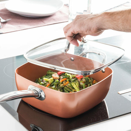 Copper 5 in 1 Multifunktionspfannenset Coppans InnovaGoods (Restauriert A)
