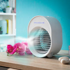 Mini-Ultraschall-Luftbefeuchter mit LEDs Koolizer InnovaGoods humidificador mini 200 ml Weiß ABS (USB-Kabel) (Restauriert A)