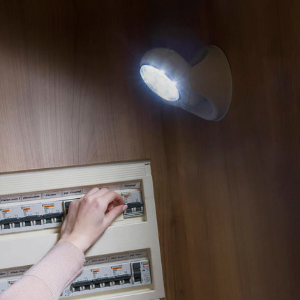 LED Lampe mit Bewegungssensor Lumact 360º InnovaGoods Grau (Restauriert A)