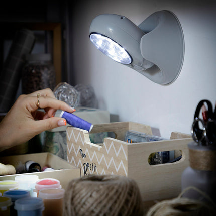 LED Lampe mit Bewegungssensor Lumact 360º InnovaGoods Grau (Restauriert A)