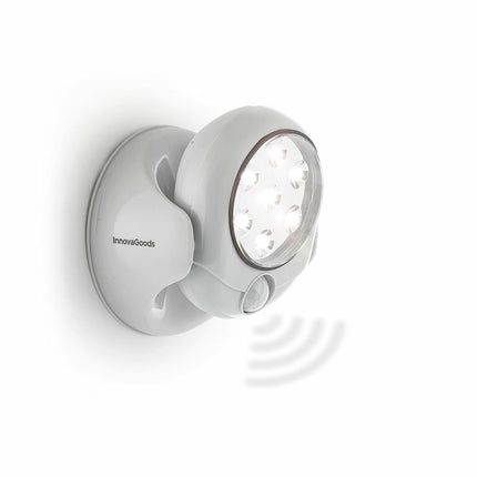 LED Lampe mit Bewegungssensor Lumact 360º InnovaGoods Grau (Restauriert A)