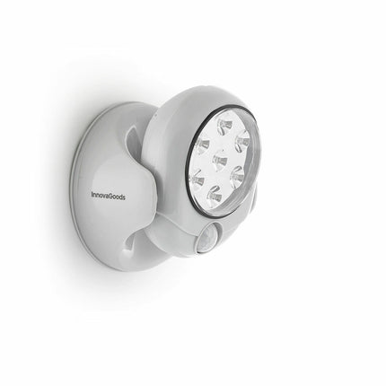 LED Lampe mit Bewegungssensor Lumact 360º InnovaGoods Grau (Restauriert A)