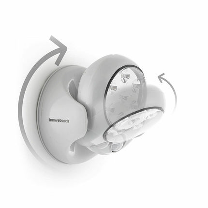 LED Lampe mit Bewegungssensor Lumact 360º InnovaGoods Grau (Restauriert A)