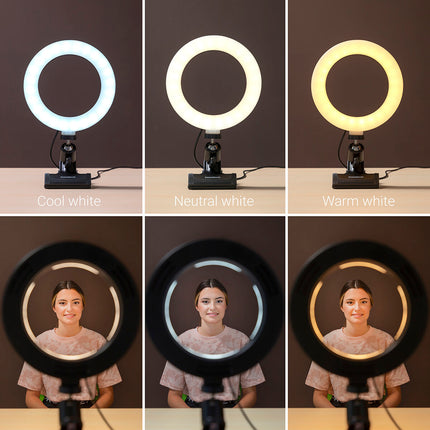 Selfie Lichtring mit Halteklammer Lumahoop InnovaGoods (Restauriert A)