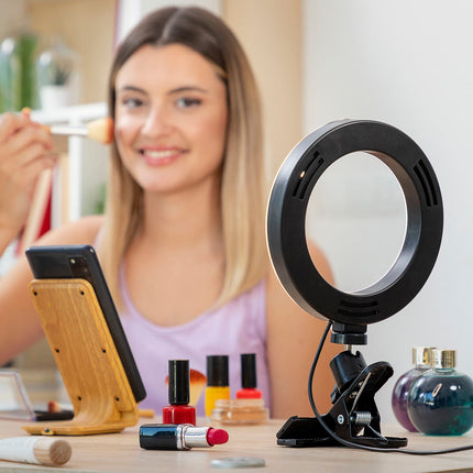Selfie Lichtring mit Halteklammer Lumahoop InnovaGoods (Restauriert A)