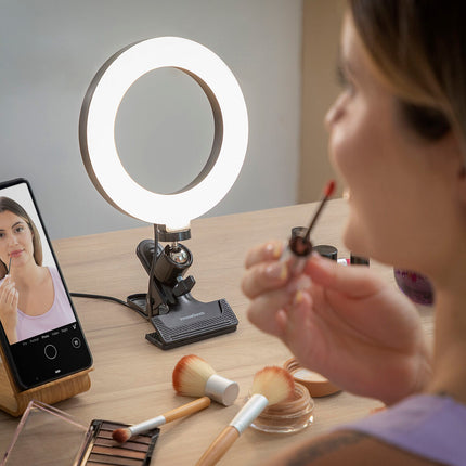 Selfie Lichtring mit Halteklammer Lumahoop InnovaGoods (Restauriert A)