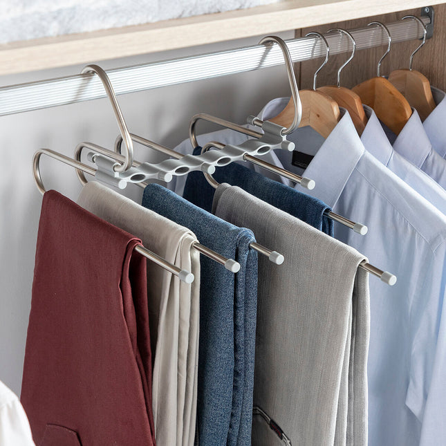 Mehrfachbügel 5-in-1 für Hosen Havser InnovaGoods Edelstahl (Restauriert A)