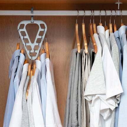 Kleiderbügel-Organizer-Set Orzer InnovaGoods 2 Stück Grau (Restauriert A)