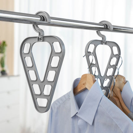 Kleiderbügel-Organizer-Set Orzer InnovaGoods 2 Stück Grau (Restauriert A)