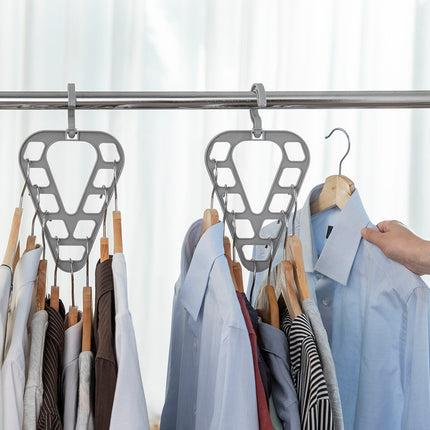 Kleiderbügel-Organizer-Set Orzer InnovaGoods 2 Stück Grau (Restauriert A)