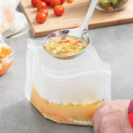Wiederverwendbare Säcke für Lebensmittel Freco InnovaGoods IG816049 Kunststoff 10 Stücke (Restauriert A)
