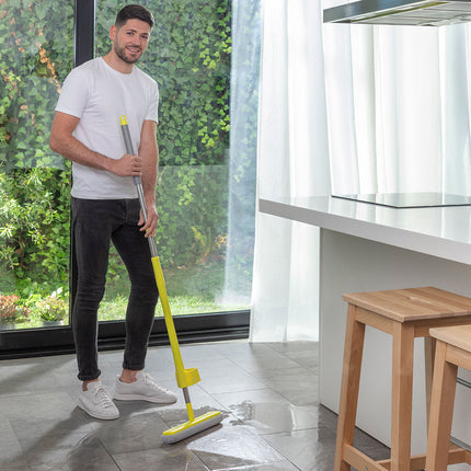 2 in 1 Selbst-auswringender Wischmopp mit Schwamm Wringop InnovaGoods (Restauriert A)