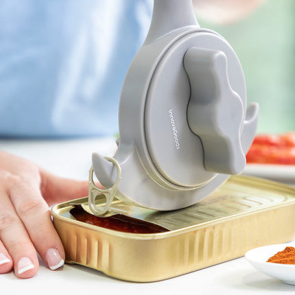 Verstellbarer Multifunktions-Flaschenöffner für Gläser, Dosen und Flaschen Tapof InnovaGoods Grau Polycarbonat (Restauriert A+)